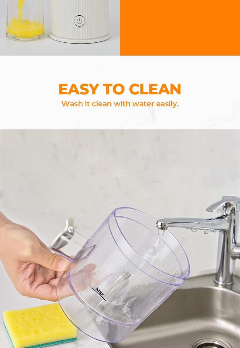 Pukomc Fast Juicer Machine Cordless & Rechargeable Fresh Pulp-Free Juice in Seconds Compact 10.6 Electric Squeezer for Oranges,summerwins summerwins
