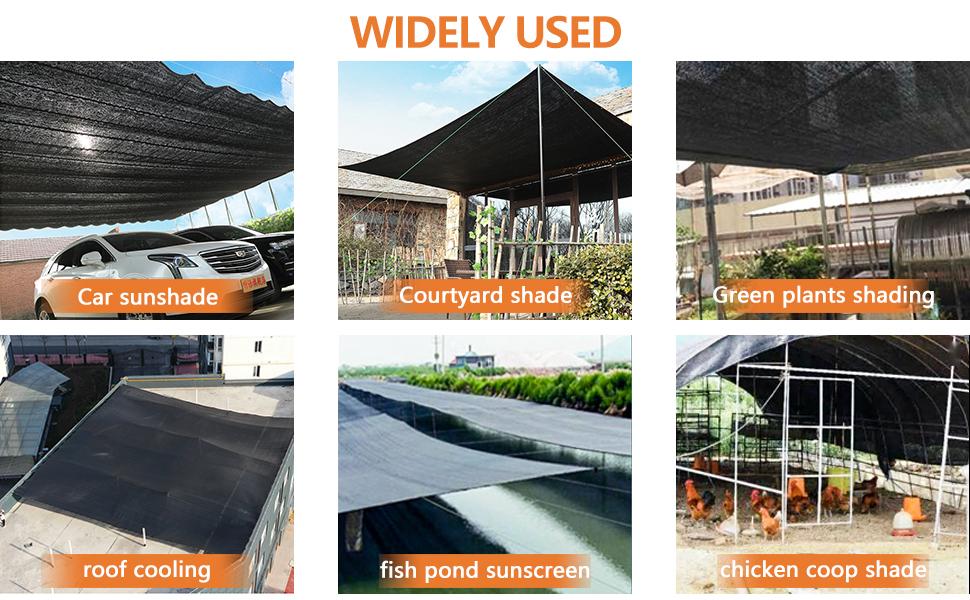 90% Blackout Sun Shade Cloth (Black) 10x13ft,UV-Resistant Shade Net.Heavy-Duty Mesh Shade Net with Reinforced Grommets,Patio, Camping, Garden, Pergola, Greenhouse Summer Essential,Privacy Screen Fence Mesh Shade Net,summervibes outdoorfun.tiktok shop deal