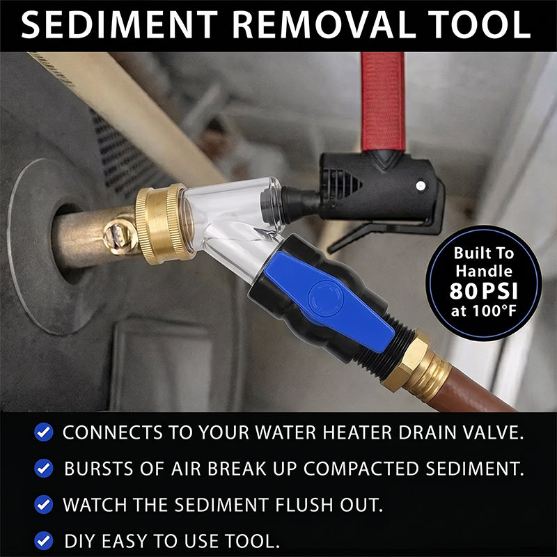 Water Heater Sediment Removal Tool