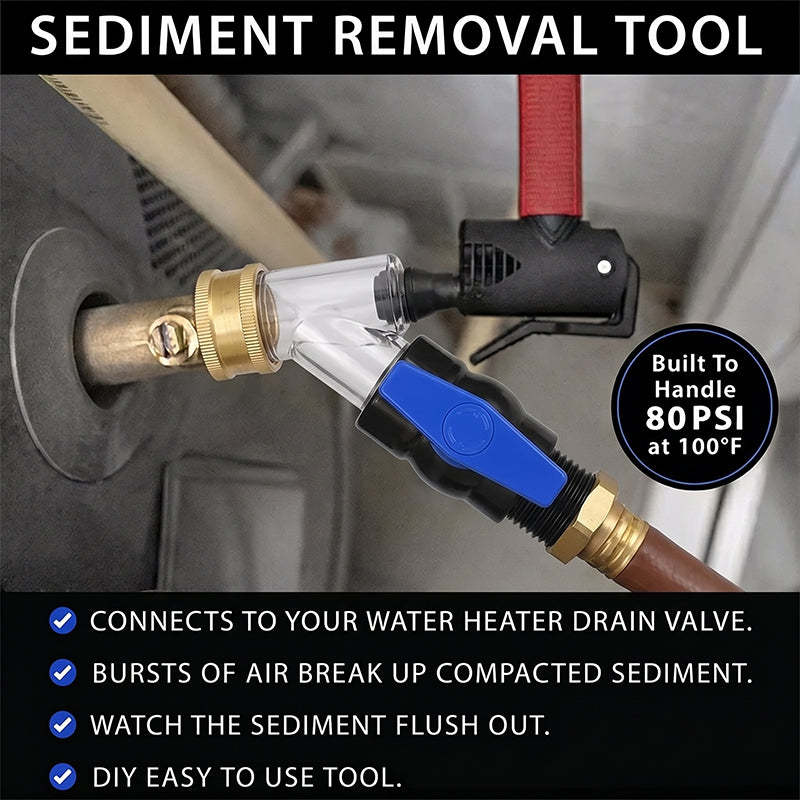 Water Heater Sediment Removal Tool