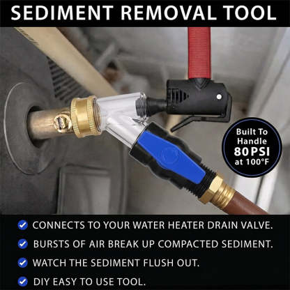 Water Heater Sediment Removal Tool
