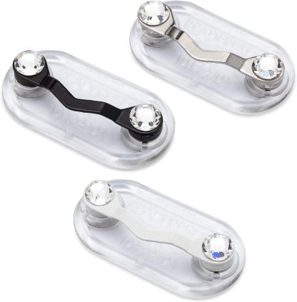 Readerest Magnetic Glasses Holder (3 Pack), Magnet Clip for Readers, Sunglasses & Work Badges for Men & Women, USA Made