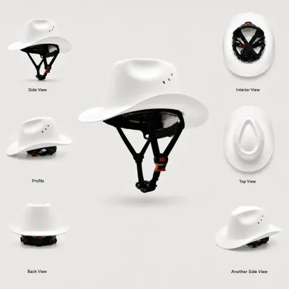Cowboy Hard Hat for Men Western Style Work Helmet