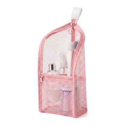 Mesh Zipper Toiletry Storage Pouch