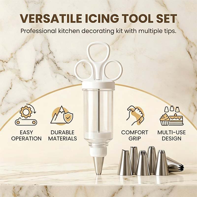Cake Decorating Syringe Kit