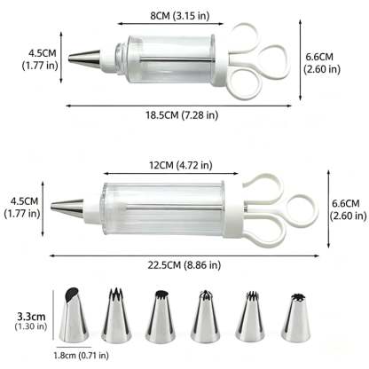 Cake Decorating Syringe Kit