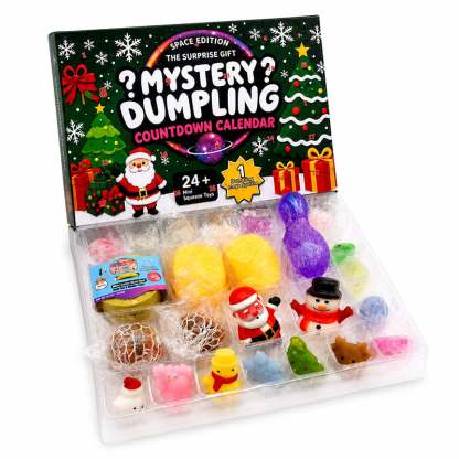 New Christmas Dumpling Squishy Advent Calendar – 24 Surprise Toys
