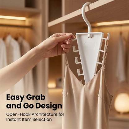 Rotating V-Shaped Accessory Hanger