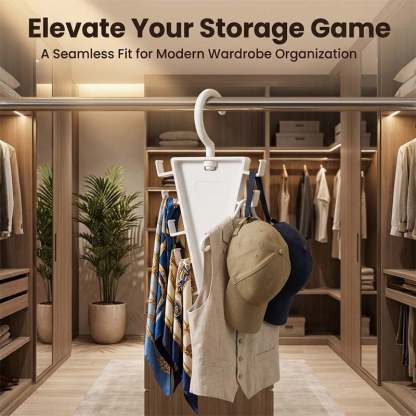 Rotating V-Shaped Accessory Hanger