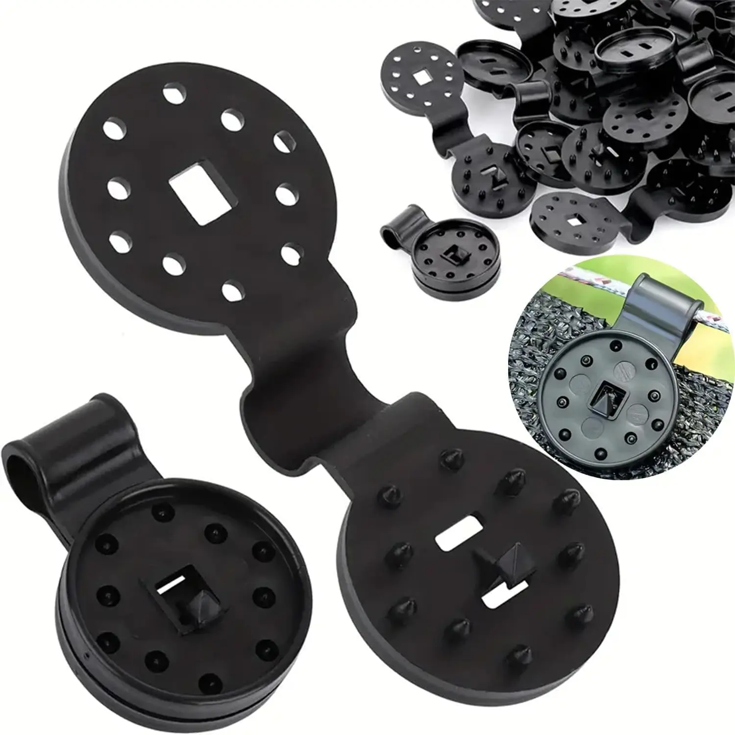 Outdoor Heavy-Duty Universal Shade Cloth Clips