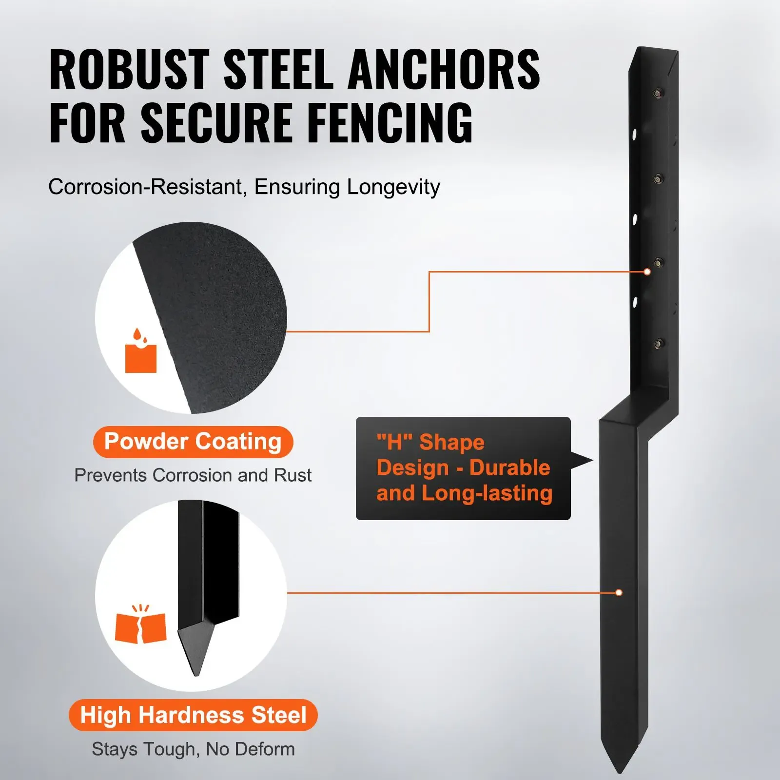 Fence Post Anchor Repair Kit