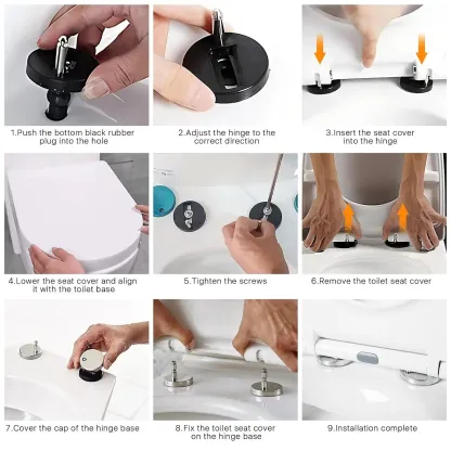 Toilet Seat Hinge Bolts Kit