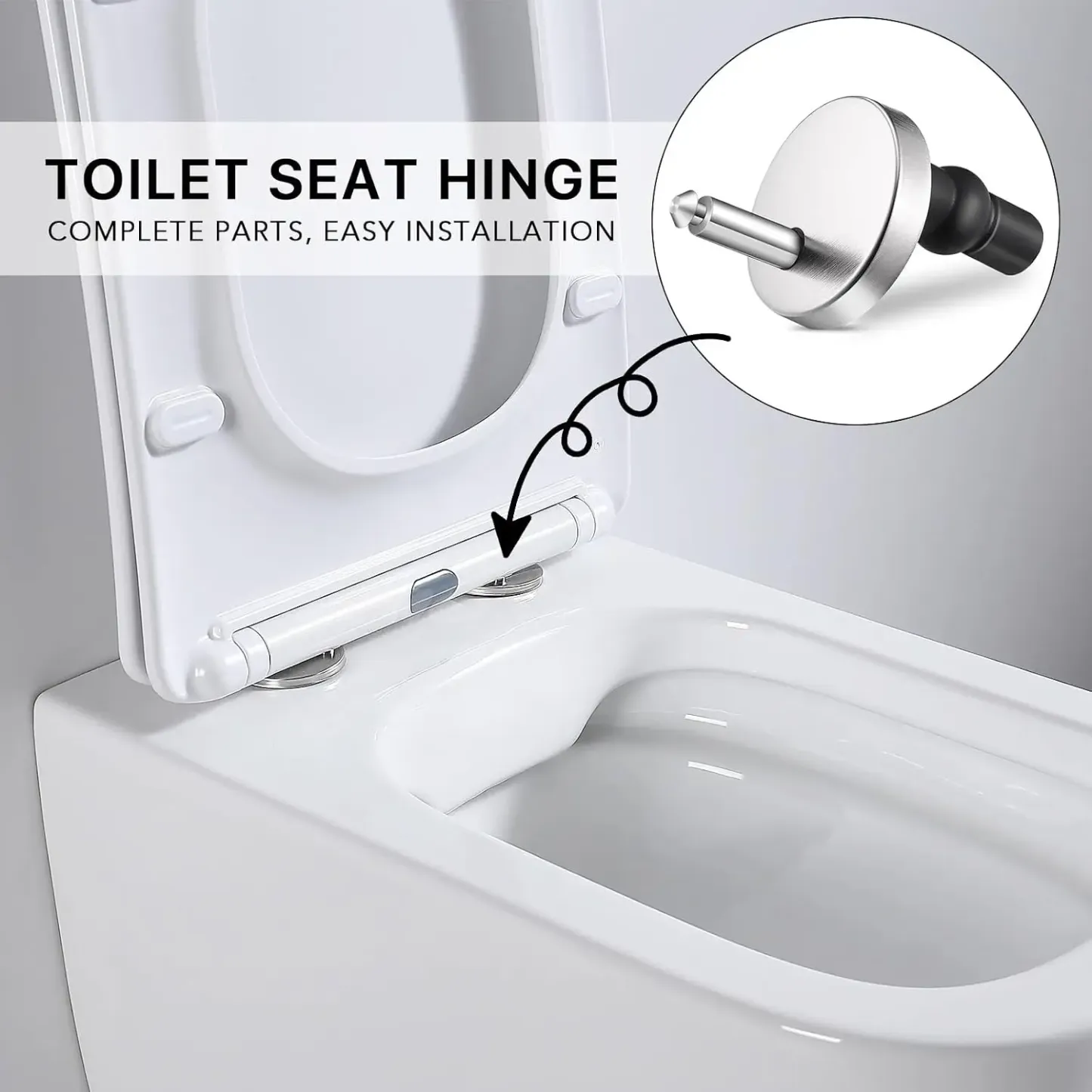 Toilet Seat Hinge Bolts Kit