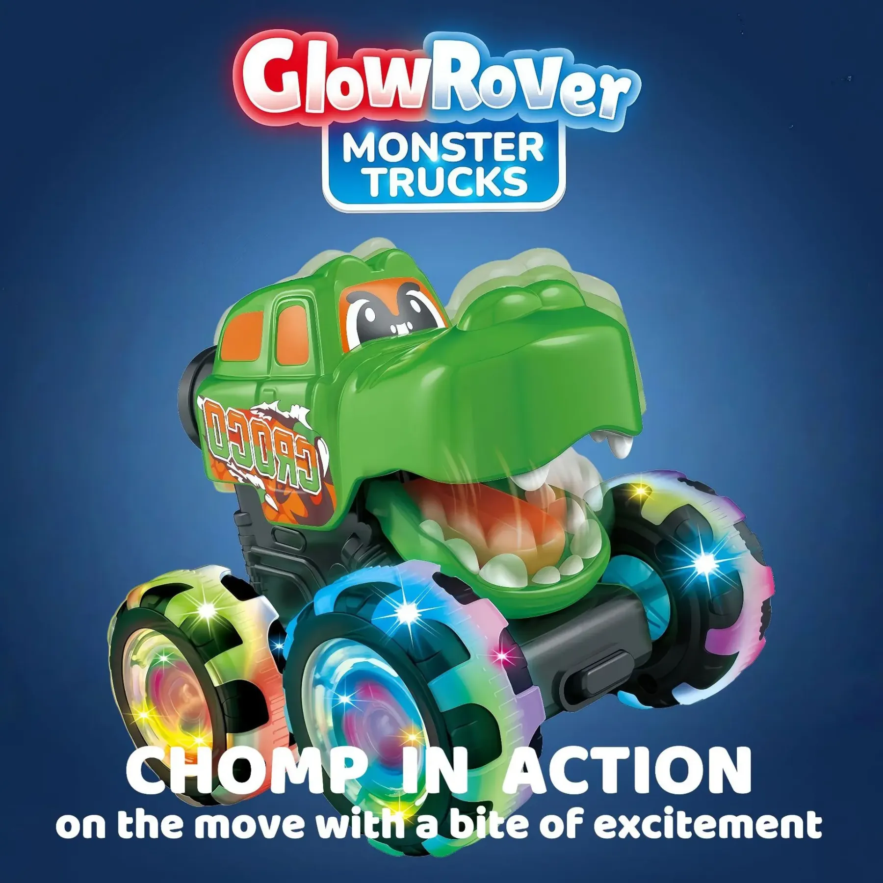 Glowing Monster Big Foot Toy Car