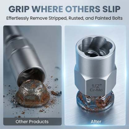 Impact Bolt Nut Extractor Set