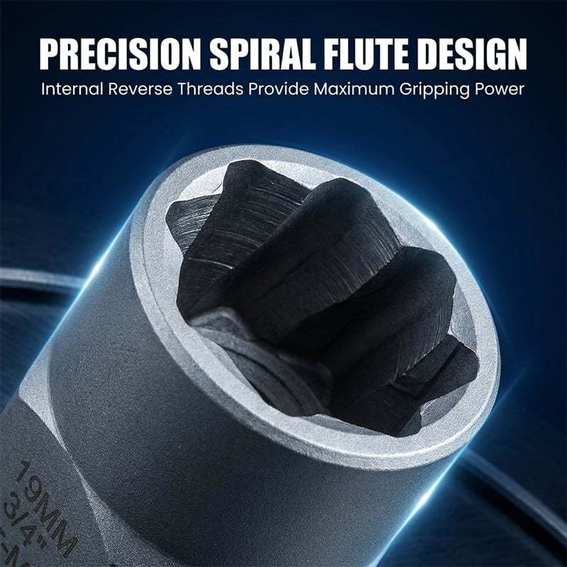 Impact Bolt Nut Extractor Set