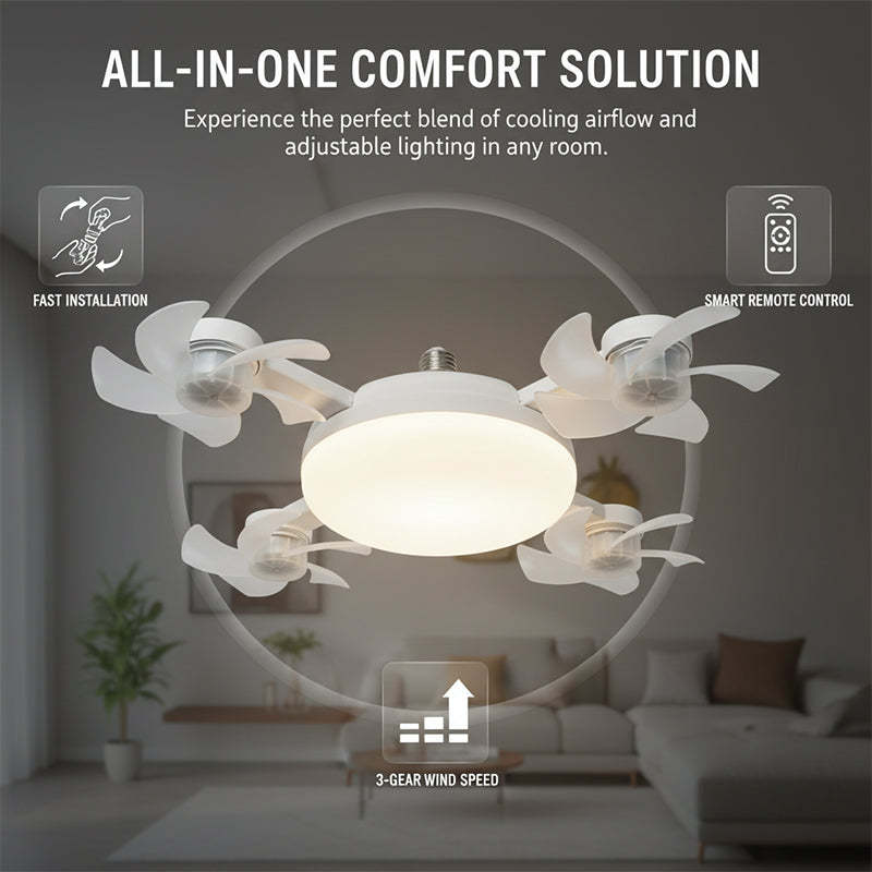 Remote Control Ceiling Fan Light Bulb