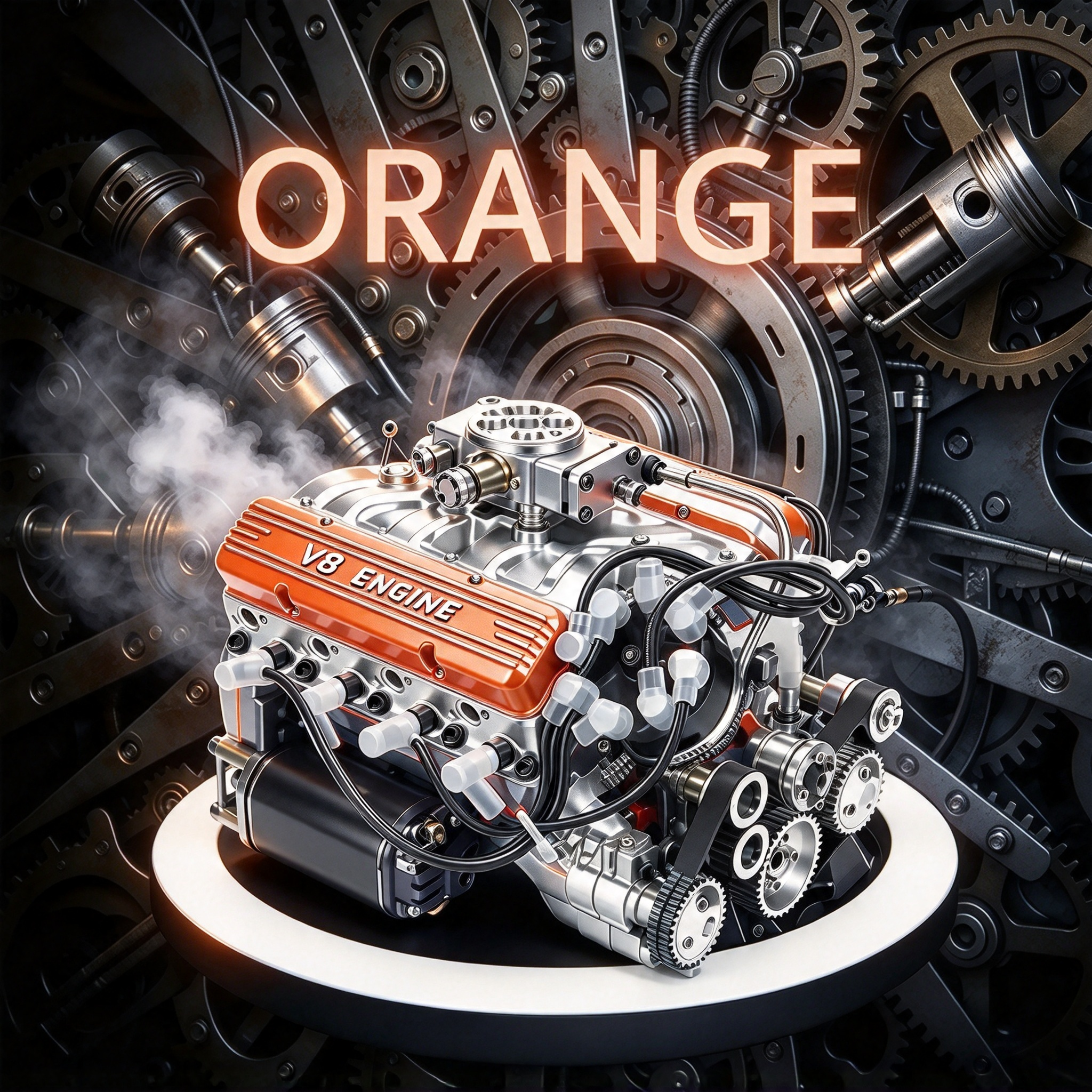 🎉Last Day Promotion — 50% OFF!+ FREESHIPPING🔥 - Gasoline OHV V8 Small-block Engine Model Kits
