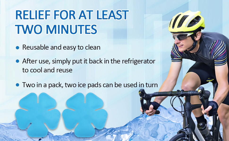 Head Ice Pack, Ice Bag Wraps for Hats, Gel Ice Bags for Relieving Fever