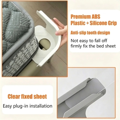Bed Sheet Holder Clips Set | Anti-Slip Sheet Fasteners for Mattress