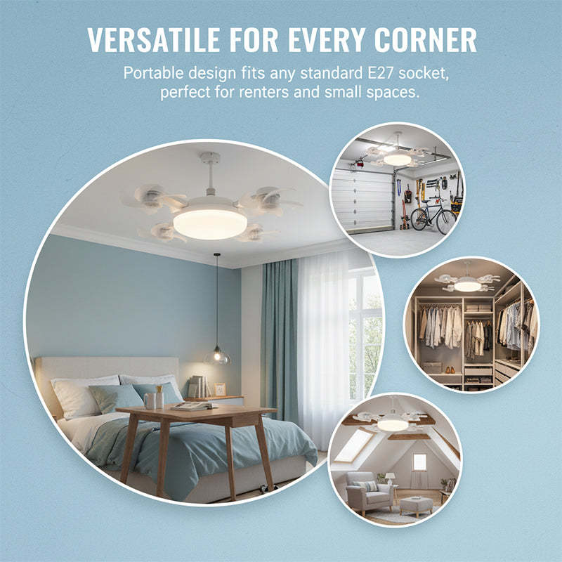Remote Control Ceiling Fan Light Bulb