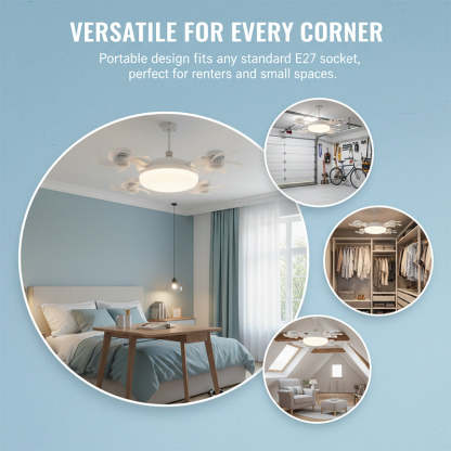 Remote Control Ceiling Fan Light Bulb