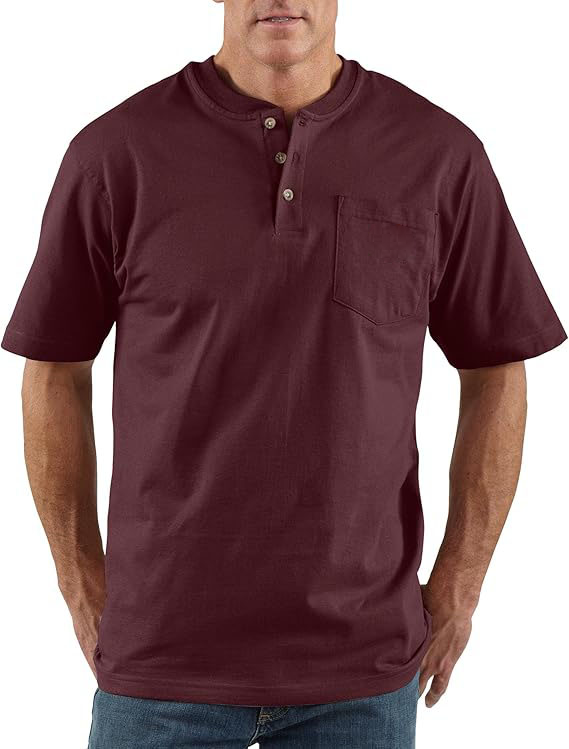🕒Today Only – Last Day Deal ! CHT Men's K84 Heavyweight Work Polo with pocket