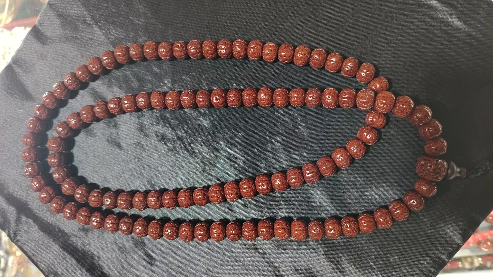 Tibetan Rudraksha Bodhi Beaded Bracelet Handmade Ethnic Prayer Mala Jewelry