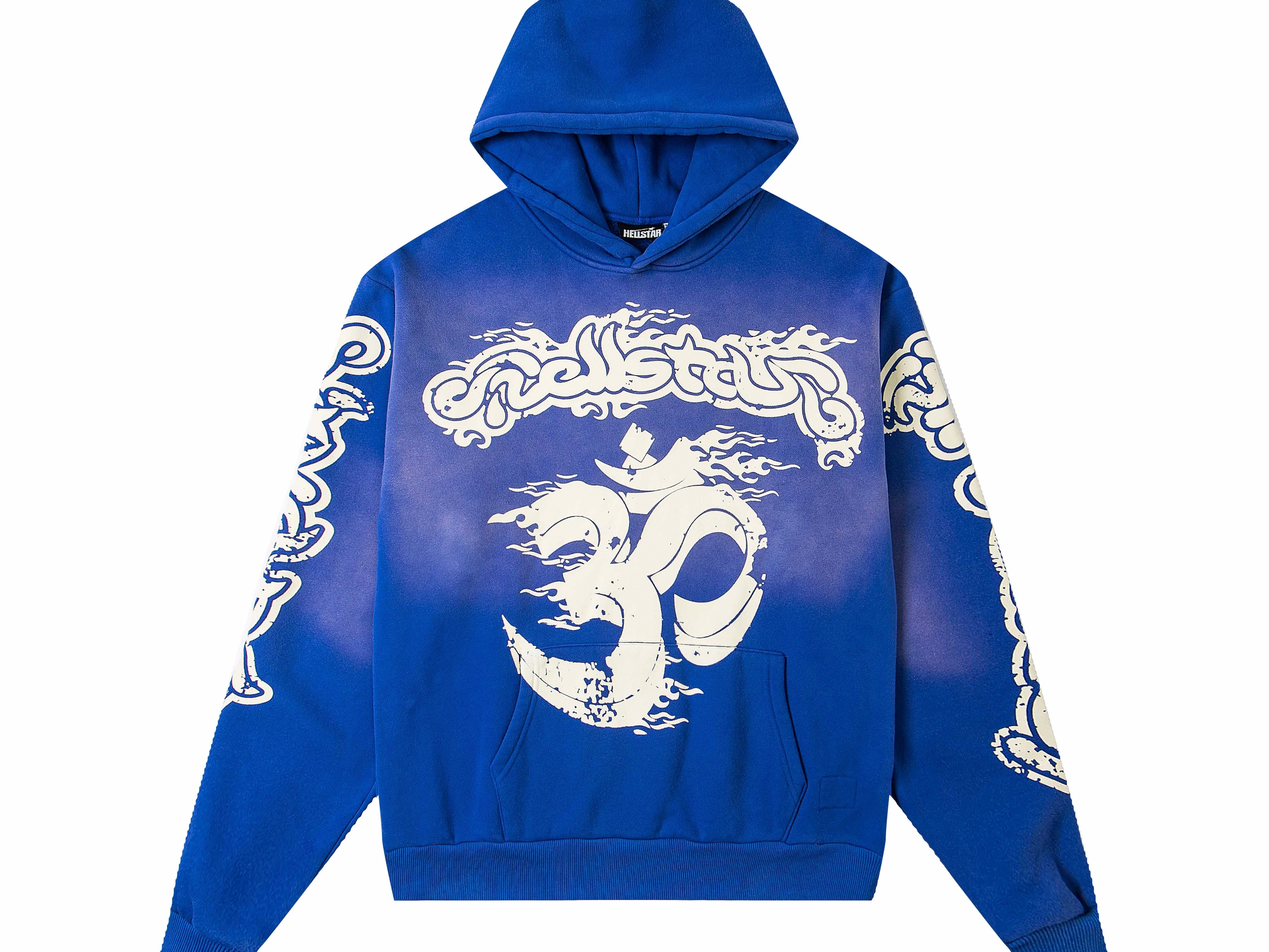 Flame Face Graphic Hoodie – Oversized Y2K Streetwear Pullover