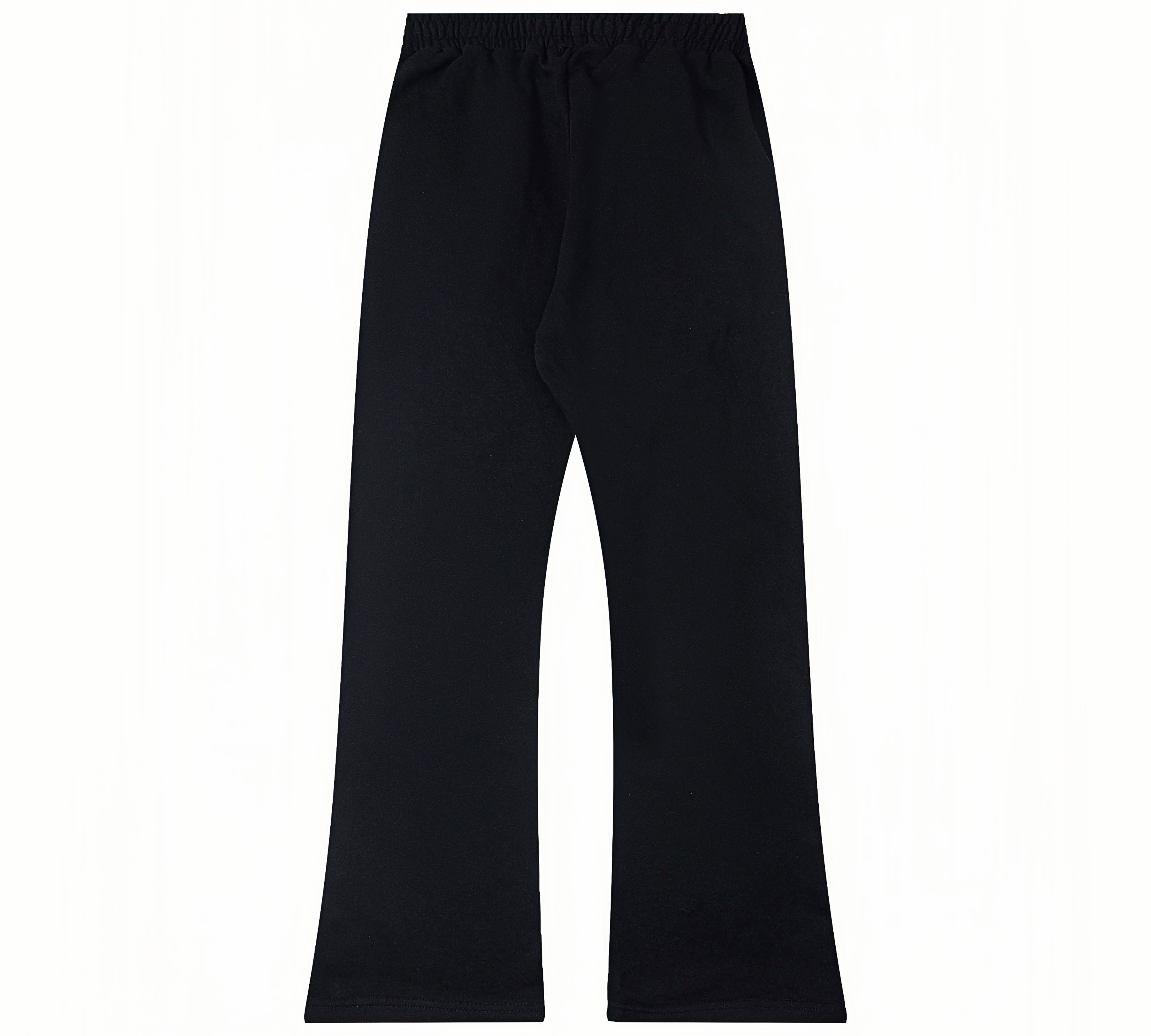 "Emotion" Gothic Studded Flare Sweatpants – Unisex 100% Cotton Streetwear Trousers