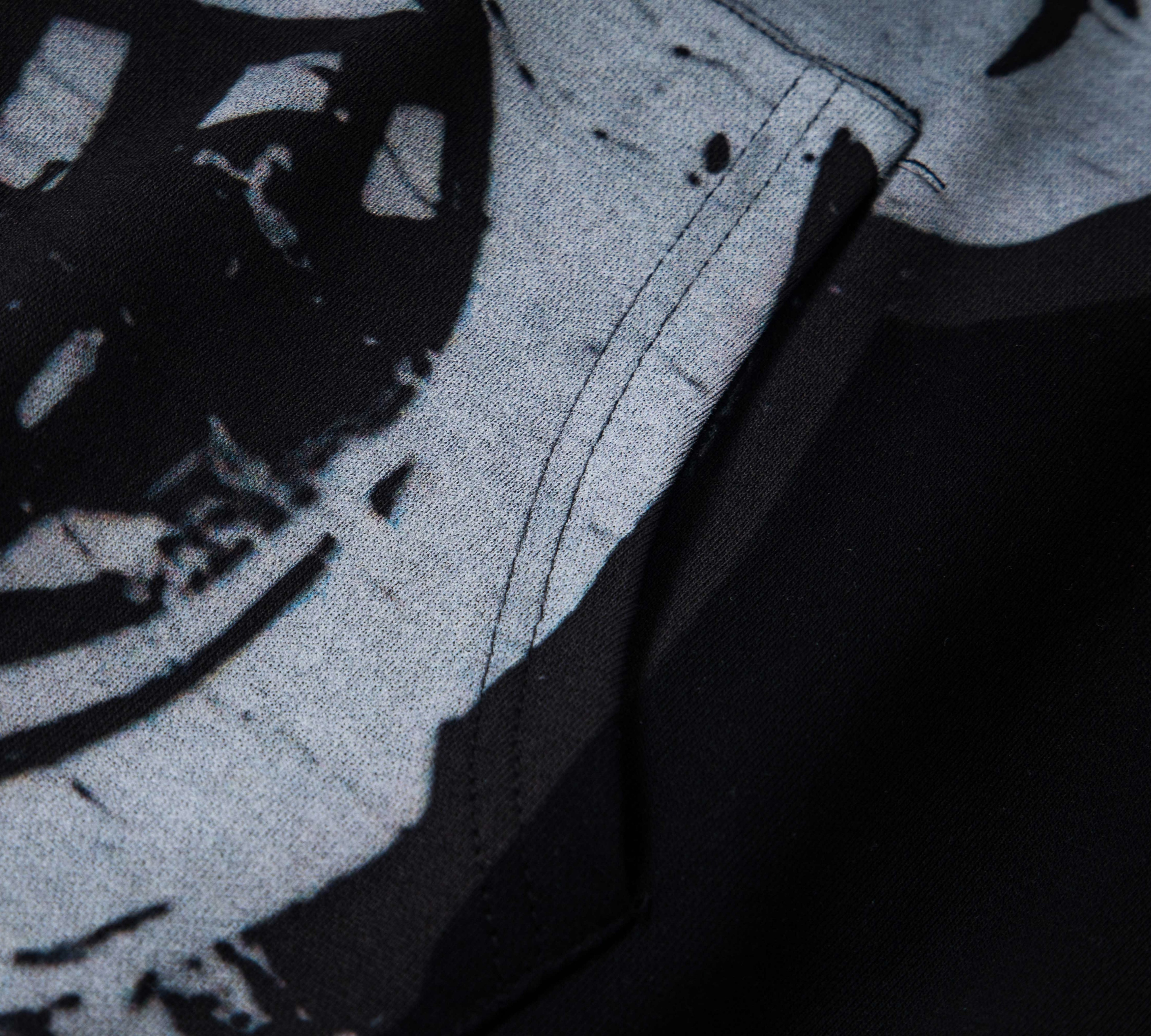 Cartoon Face "Emotion" Print Oversized Hoodie – Unisex 100% Cotton Streetwear Sweatshirt