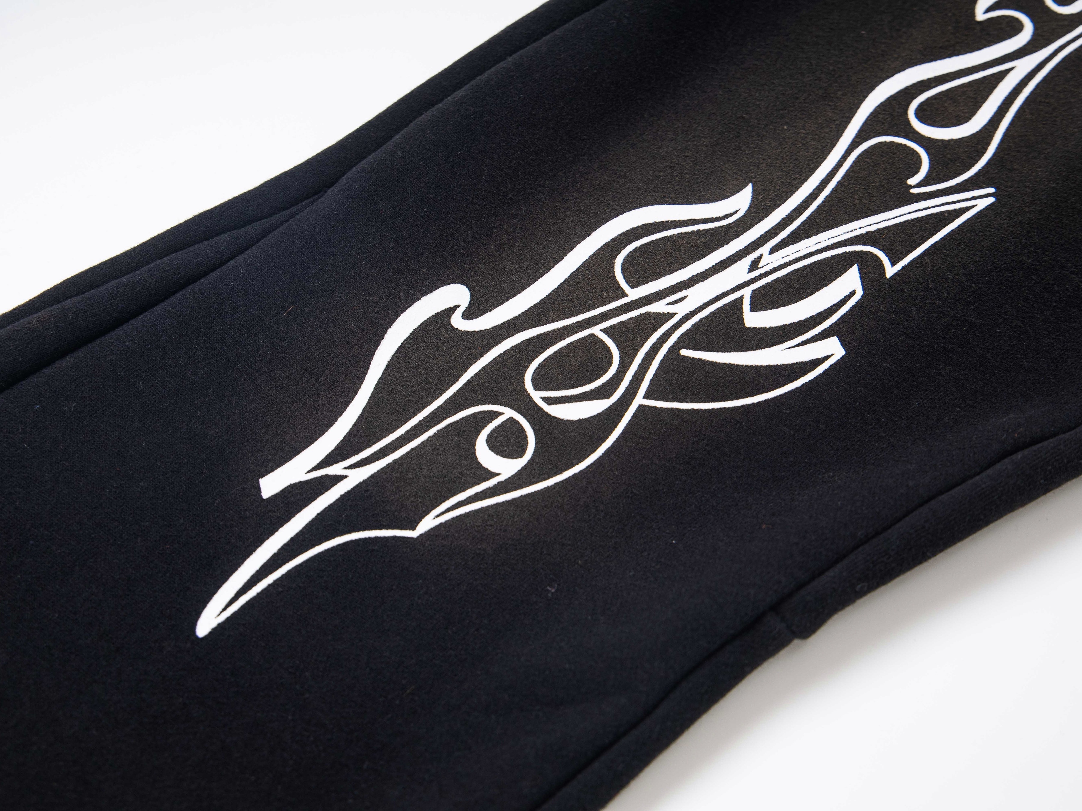 Tribal Flame Streetwear Sweatpants – Unisex Relaxed Fit Joggers