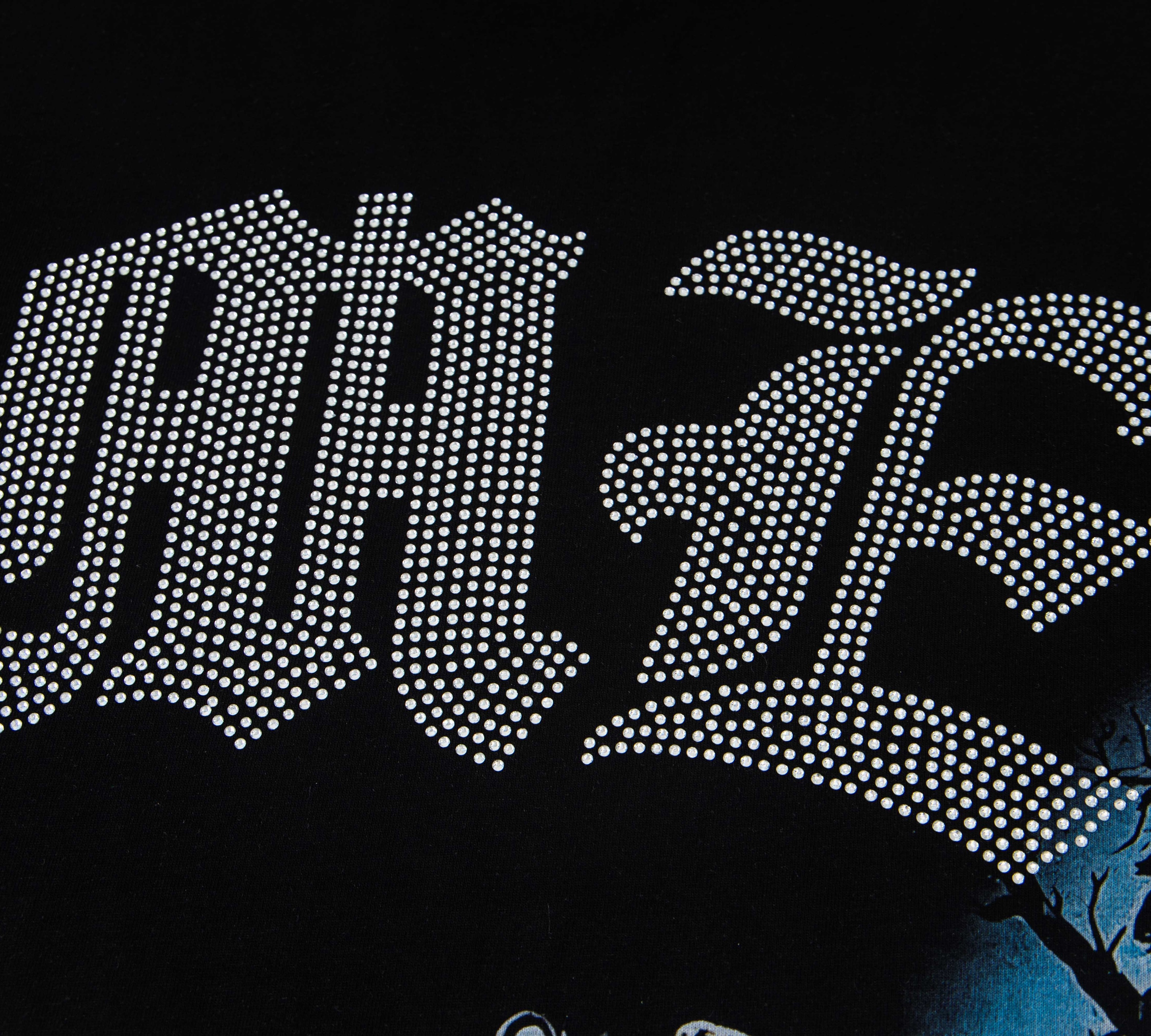 Diver & Lighthouse Rhinestone Print Oversized T-Shirt – Unisex 100% Cotton Streetwear Tee