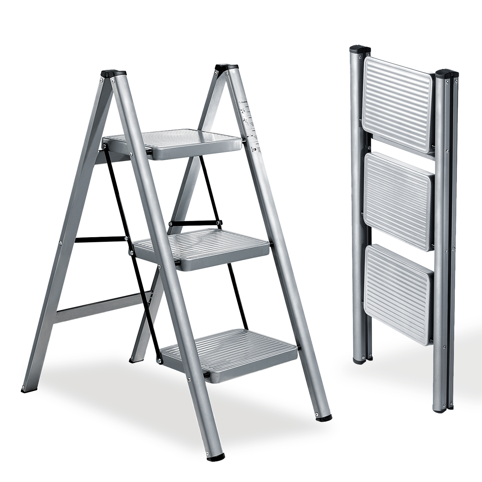 XinSunho Home Essentials™ 2-Step Folding Ladder