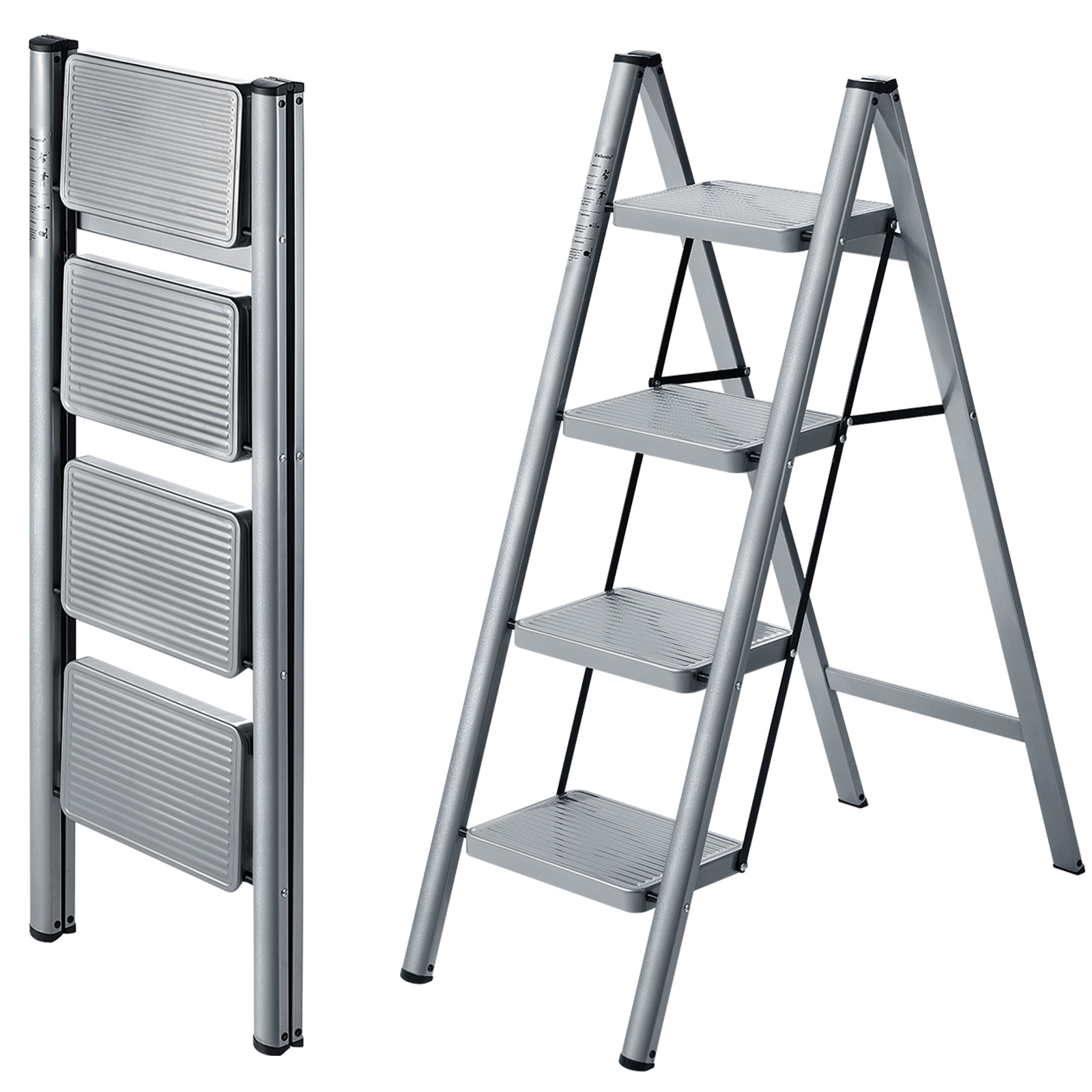 XinSunho Home Essentials™ 2-Step Folding Ladder