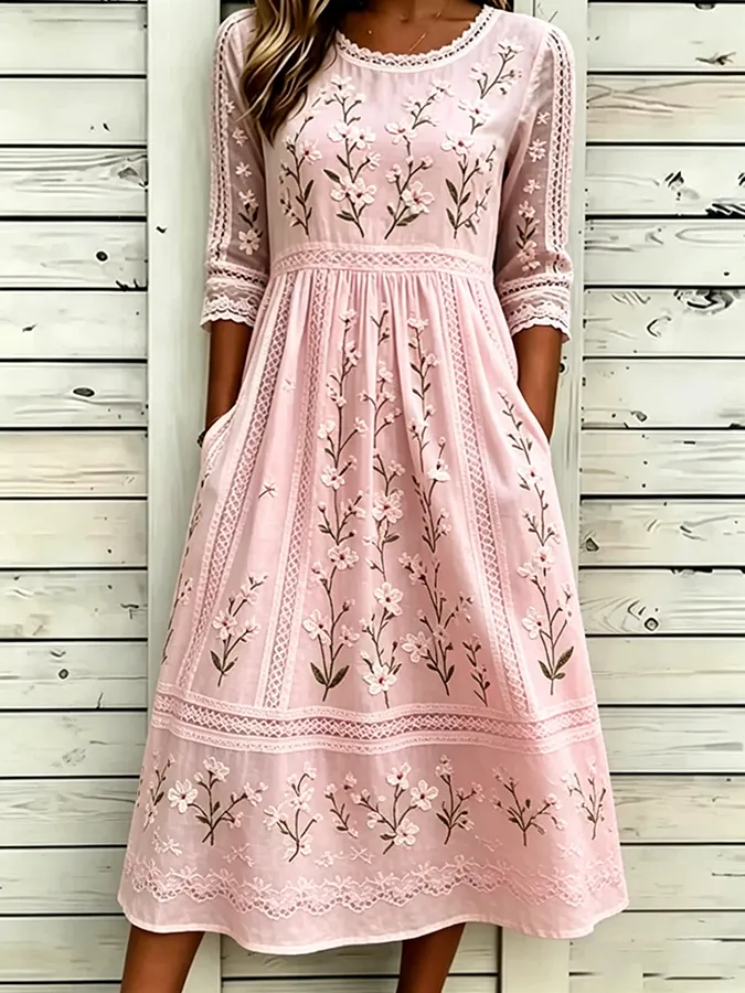 ⏰ LAST DAY SAVE 50% 💥Women's floral printed casual dress