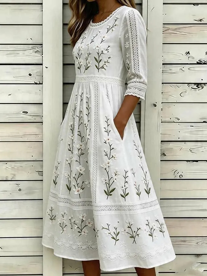 ⏰ LAST DAY SAVE 50% 💥Women's floral printed casual dress