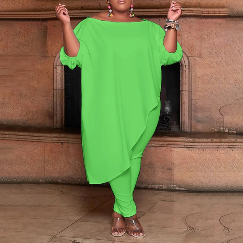 (S-5XL) Everyday suit in a clean colour