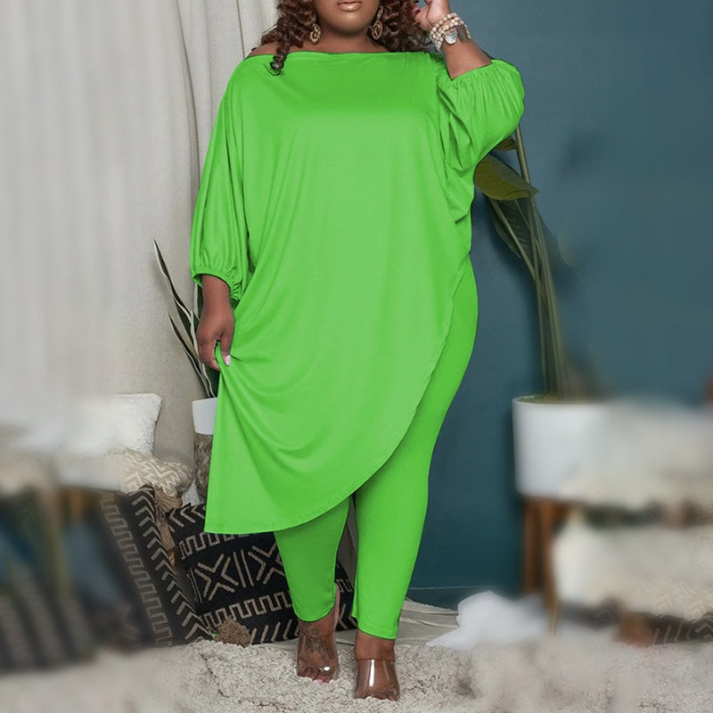 (S-5XL) Everyday suit in a clean colour