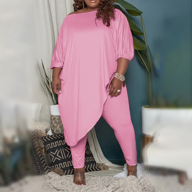 (S-5XL) Everyday suit in a clean colour