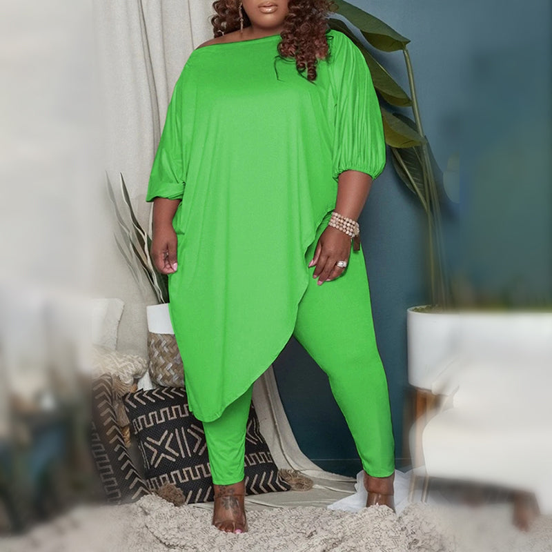 (S-5XL) Everyday suit in a clean colour