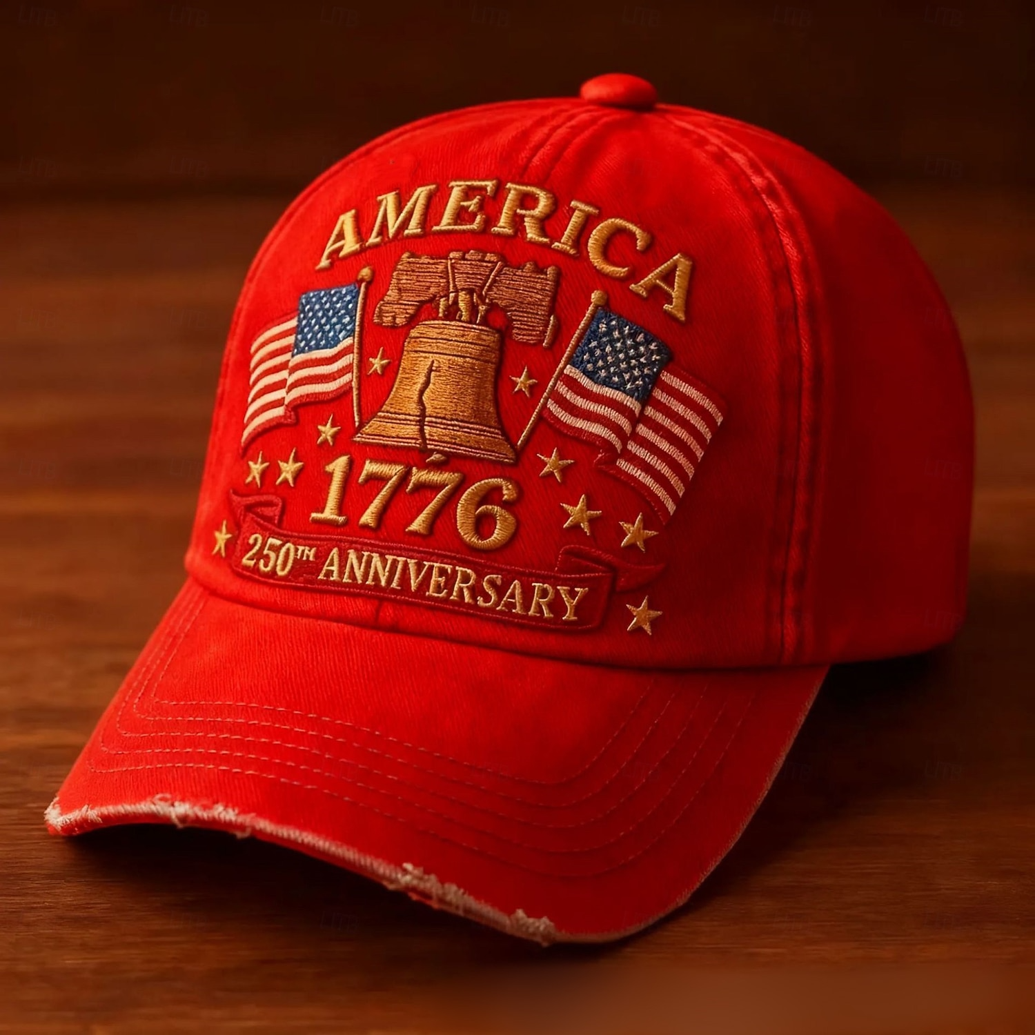 Men's Unisex United States 250th Anniversary Hat Baseball Cap Sun Hat Trucker Hat Black White Polyester / Polyamide Adjustable Patriotic Vacation Sports Daily Outdoor Streetwear Flag Sun Protection b