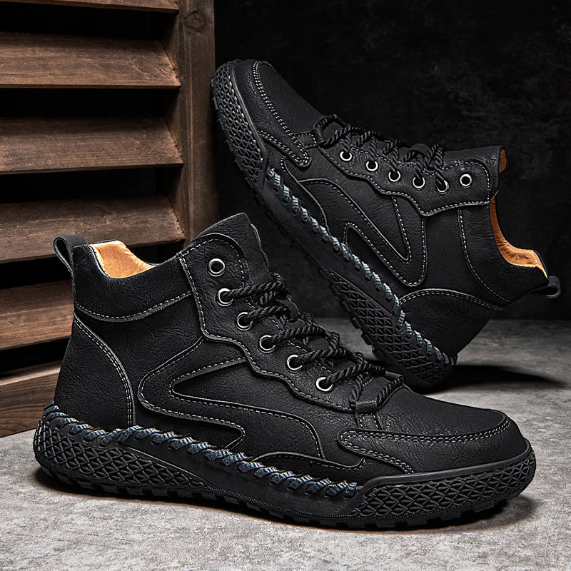 Premium Leather Hiking Boots