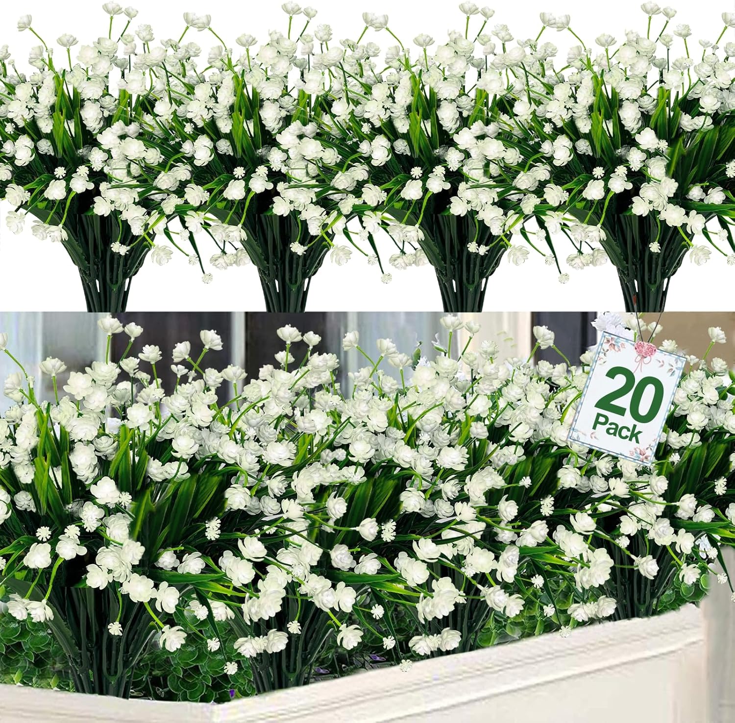 500 Heads Pink Artificial Camellia Flowers UV Resistant Outdoor Fake Plants Decor