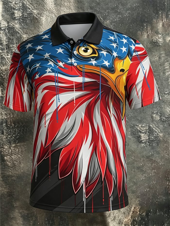 Men's America Anniversary Short-Sleeve Polo Shirt 87,15 zł  PLN  121,15 zł