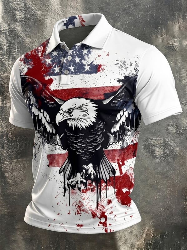 Men's America Anniversary Short-Sleeve Polo Shirt