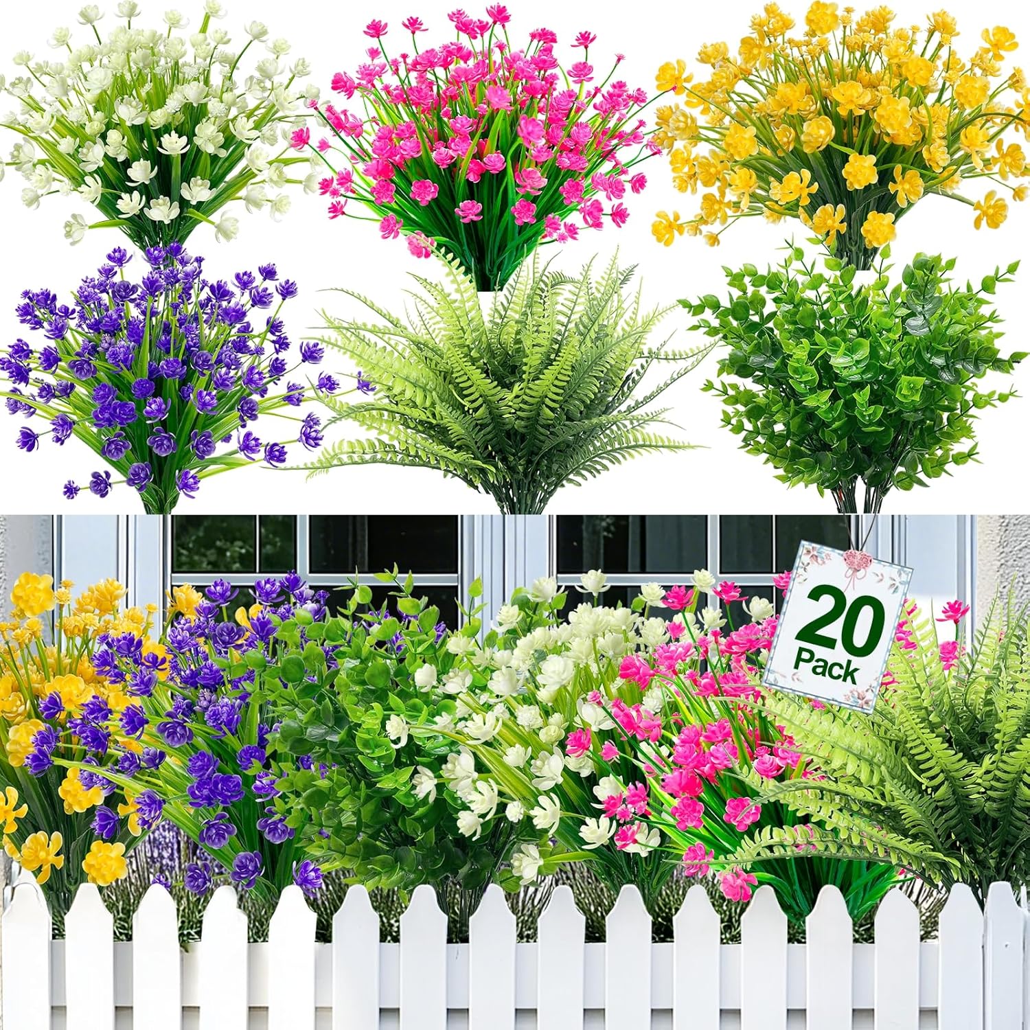 500 Heads Pink Artificial Camellia Flowers UV Resistant Outdoor Fake Plants Decor
