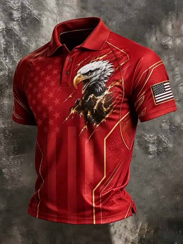 Men's Golden Eagle Tactical Performance Polo Shirt