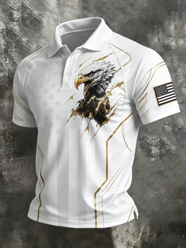 Men's Golden Eagle Tactical Performance Polo Shirt