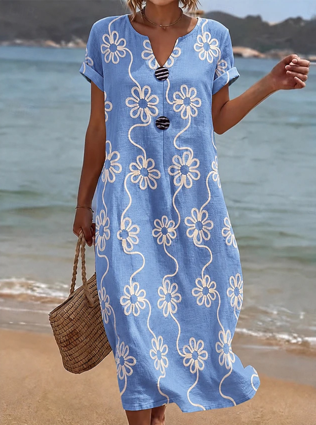 Women's Boho Beach Midi Dress Collection